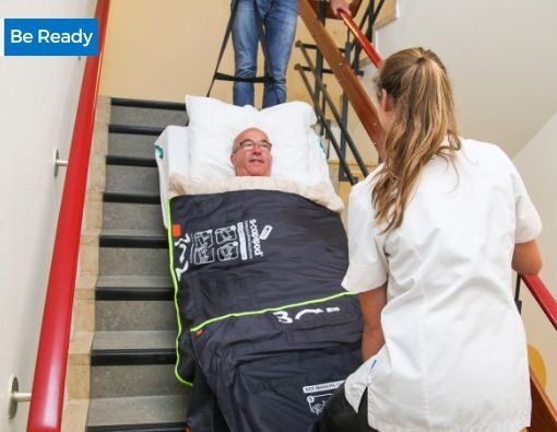 Evacuation equipment for hospitals